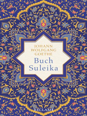 cover image of Buch Suleika. Gedichte aus dem West-östlichen Divan